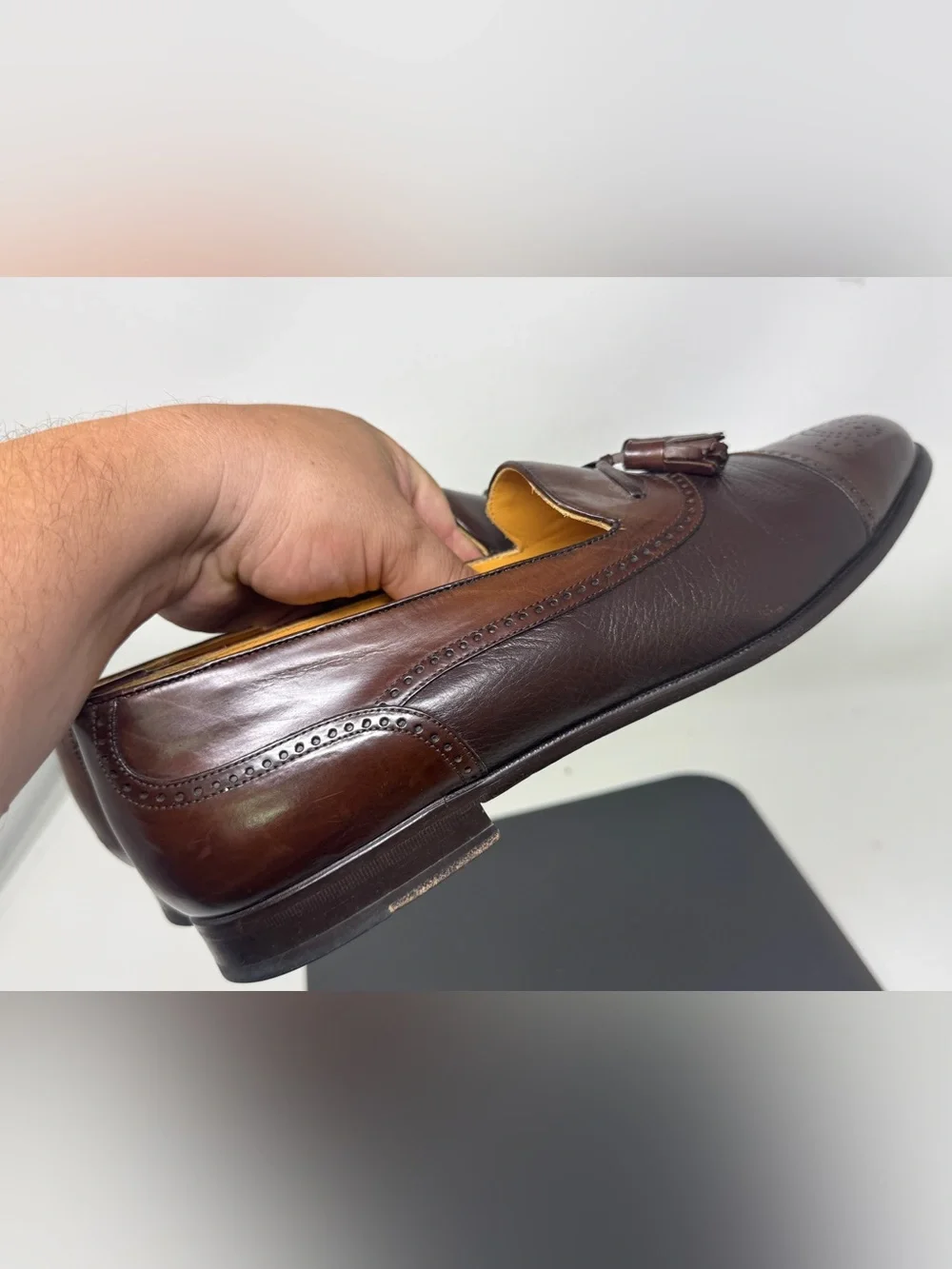 Vintage Mezlan Tassel Leather Loafers shoes Men 11.5 M Spain